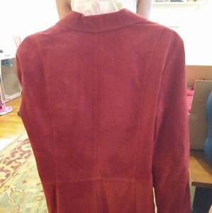 Liz Claiborne Red Suede Jacket